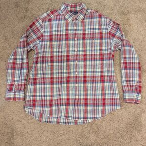 Vineyard Vines Men's XL Plaid Slim Fit Tucker Shirt